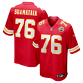 Kansas City Chiefs Kingsley Suamataia Nike Red Game Jersey