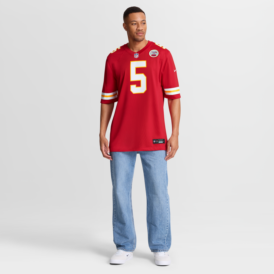 Kansas City Chiefs Mansoor Delane Nike Red Game Jersey