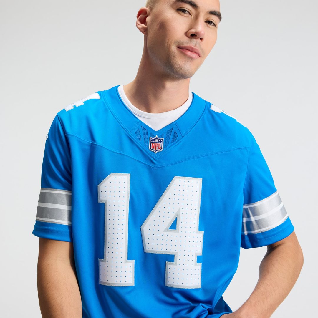 Detroit Lions Amon - Ra St. Brown Nike Blue Team Vapor FUSE Stitched Limited Jersey