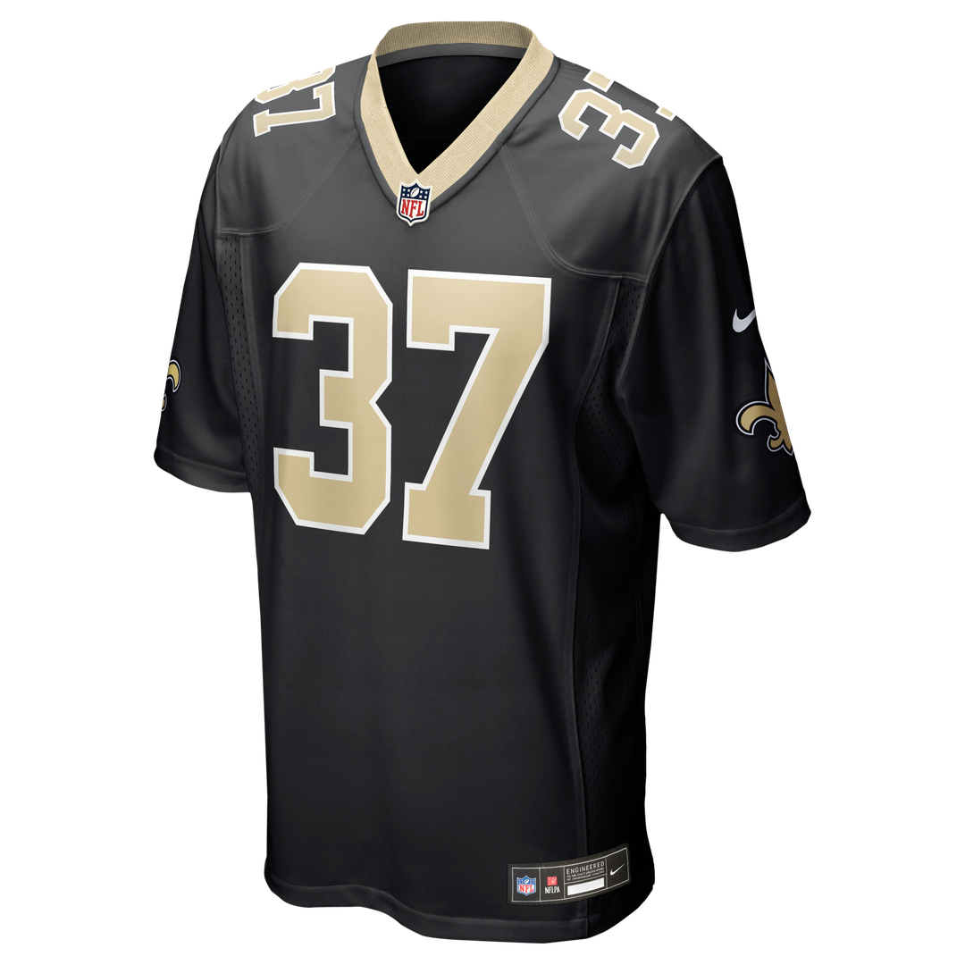 New Orleans Saints Jordan Mims Nike Black Game Jersey