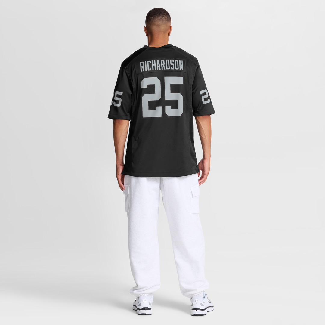 Las Vegas Raiders Decamerion Richardson Nike Black Game Jersey