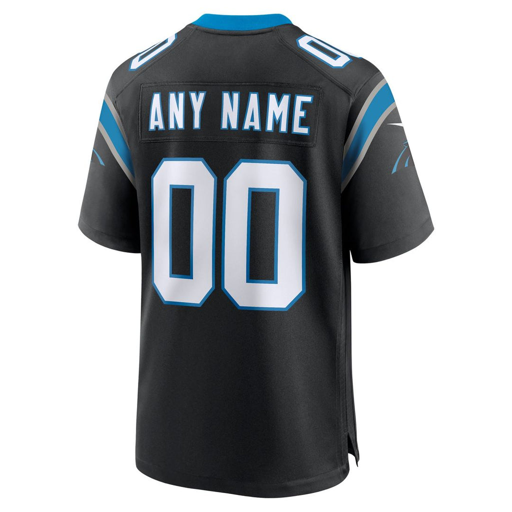 Carolina Panthers Nike Black Custom Jersey