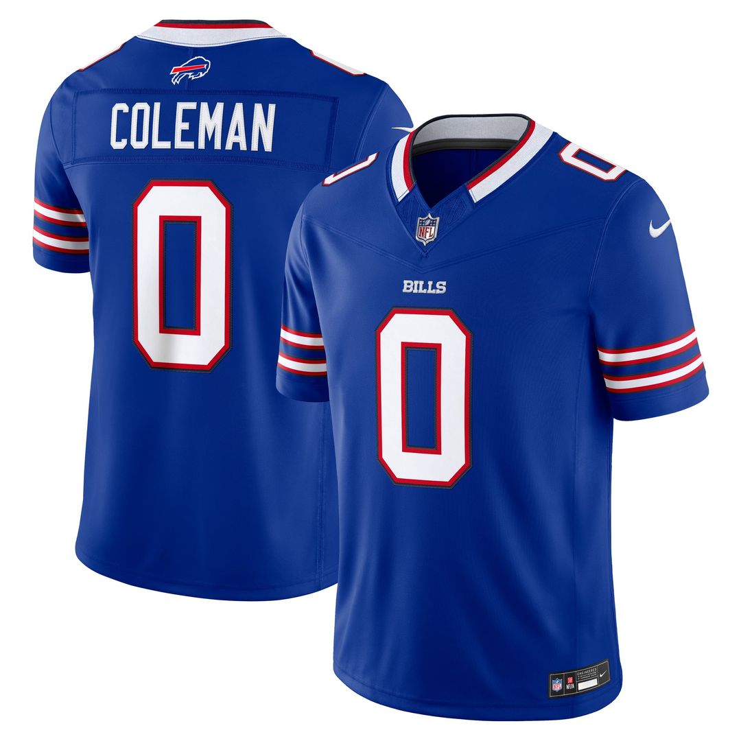 Buffalo Bills Keon Coleman Nike Royal Team Vapor FUSE Stitched Limited Jersey