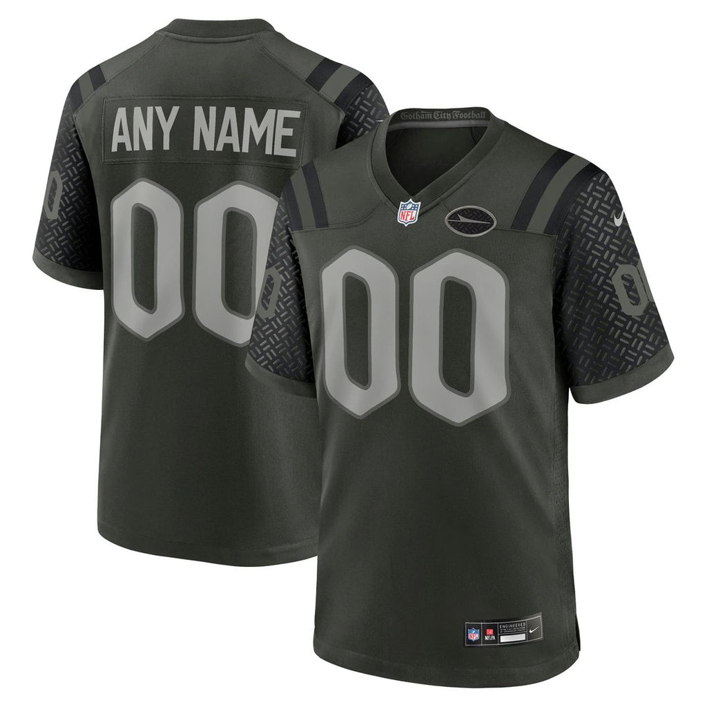 New York Jets Nike Green Rivalries Collection Custom Jersey