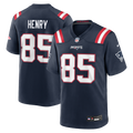 New England Patriots Hunter Henry Nike Navy Game Jersey