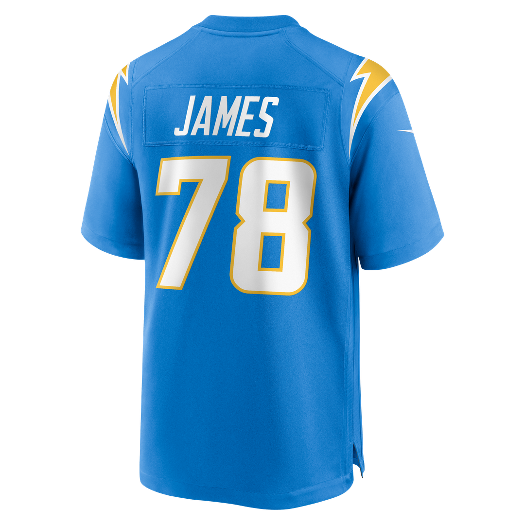 Los Angeles Chargers Andre James Nike Powder Blue Game Jersey