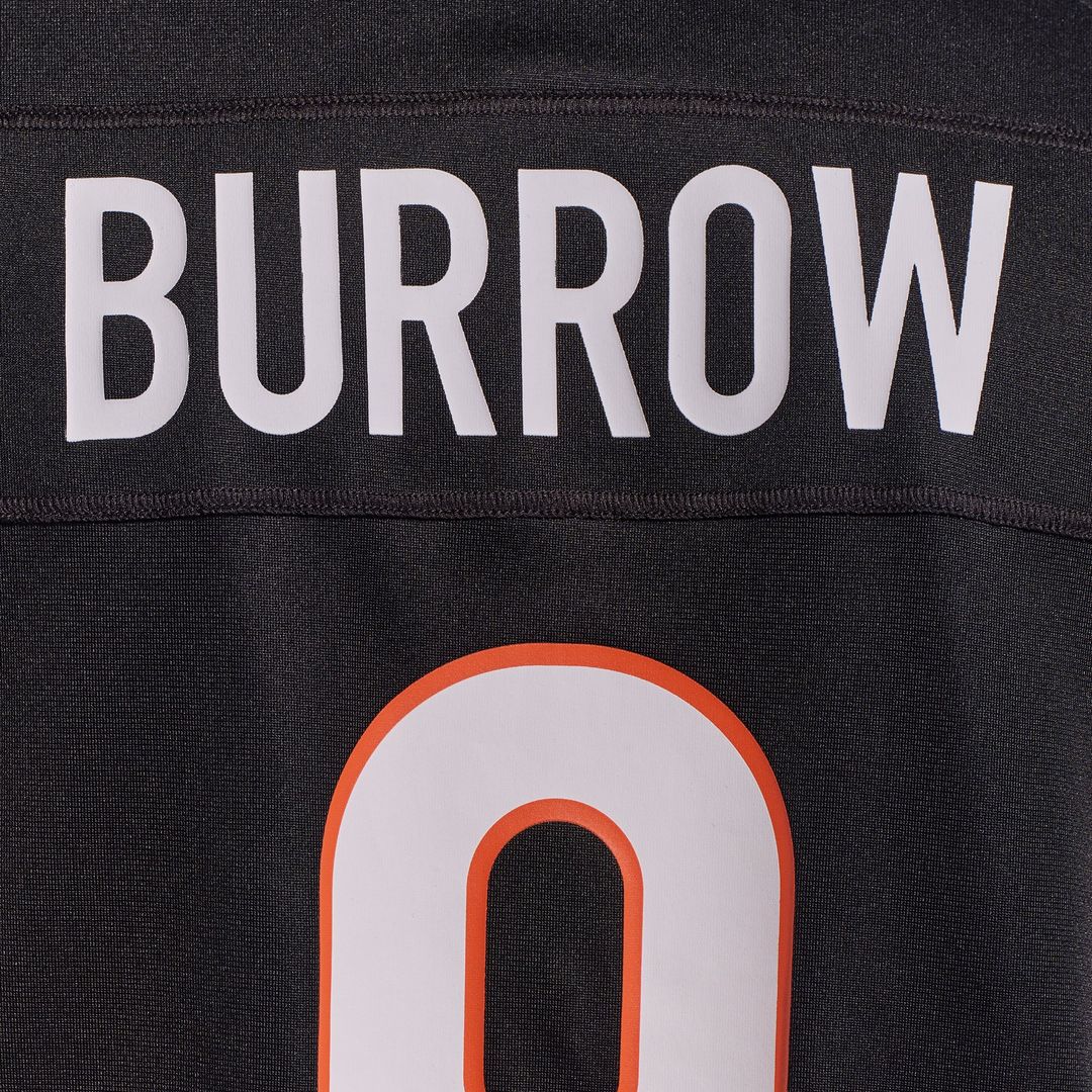 Cincinnati Bengals Joe Burrow Nike Black Game Jersey