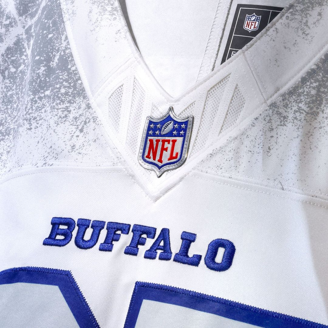 Buffalo Bills James Cook III Nike White Rivalries Collection Stitched Limited Jersey