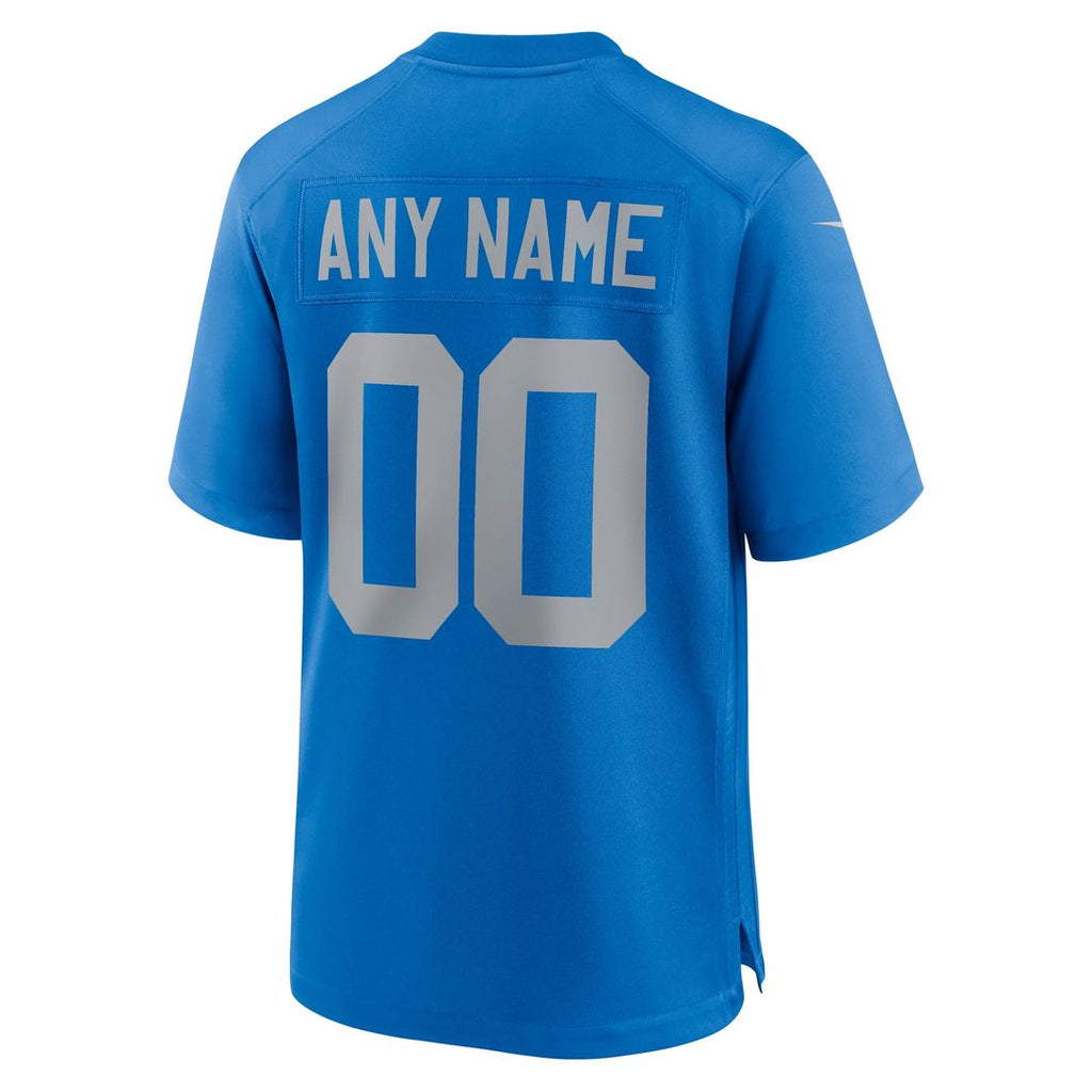 Detroit Lions Nike Blue Alternate Custom Jersey