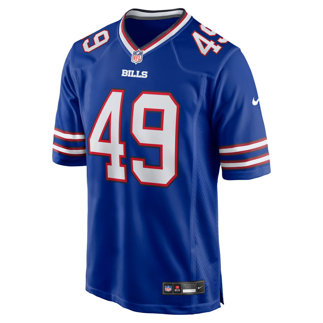 Buffalo Bills DaShaun White Nike Royal Game Jersey