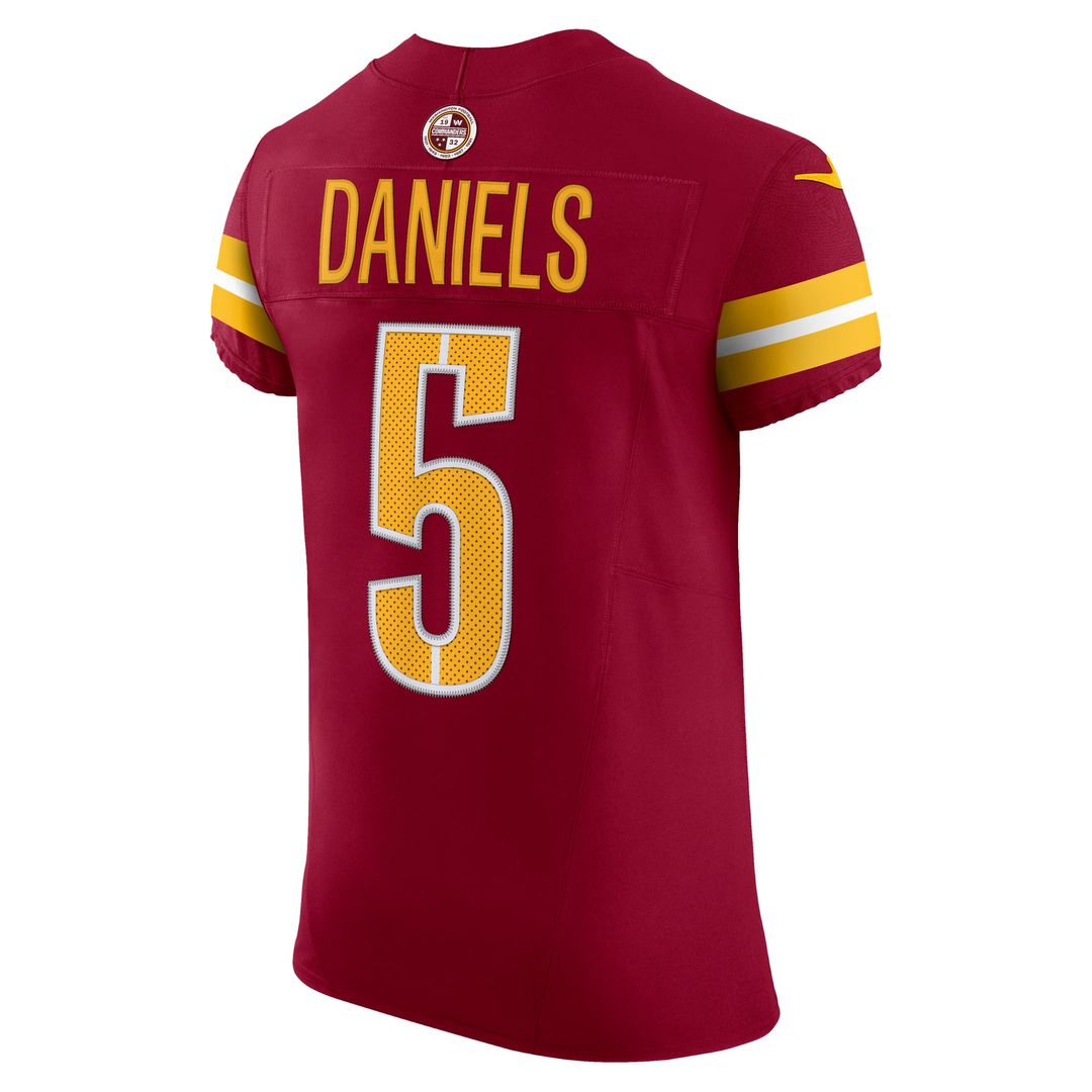 Washington Commanders Jayden Daniels Nike Burgundy Team Vapor FUSE Elite Jersey