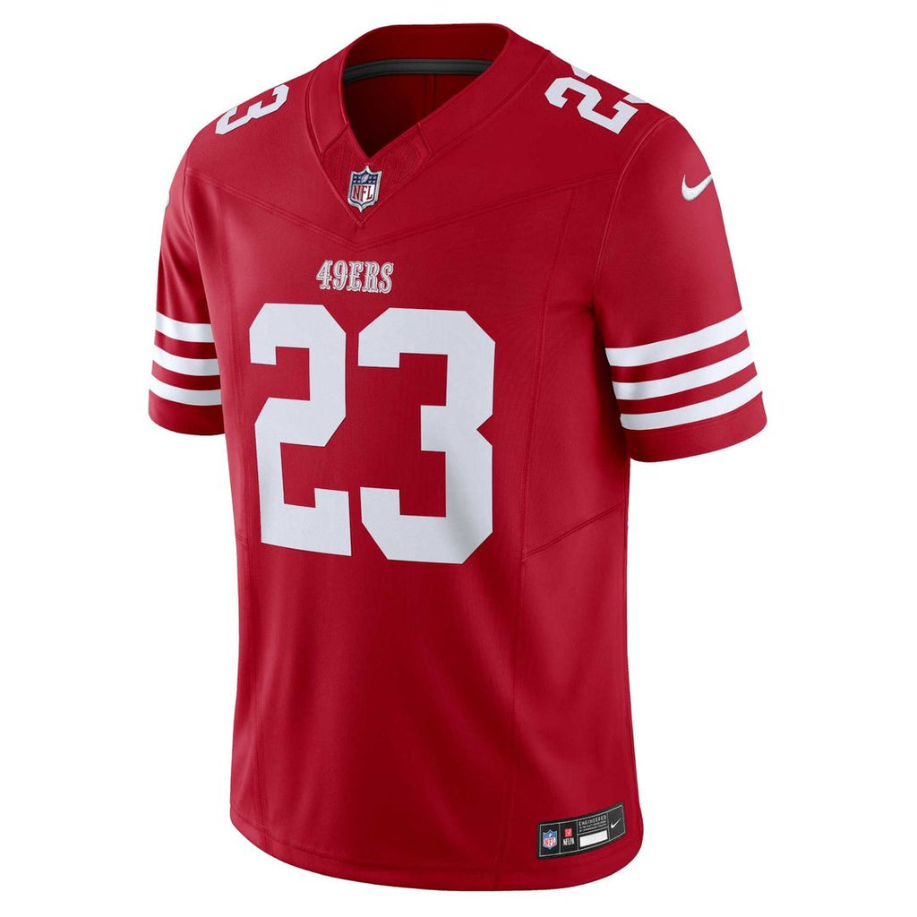 San Francisco 49ers Christian McCaffrey Nike Scarlet Vapor FUSE Limited Jersey