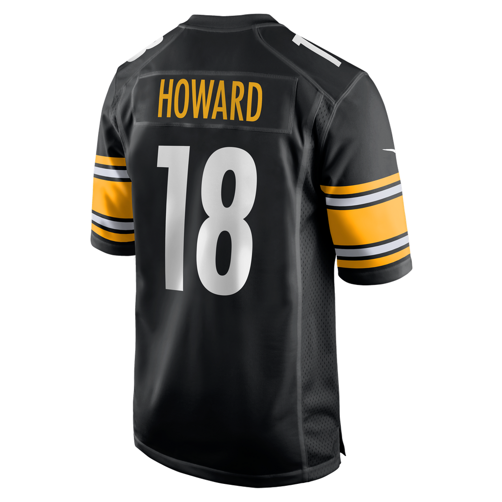 Pittsburgh Steelers Will Howard Nike Black Game Jersey