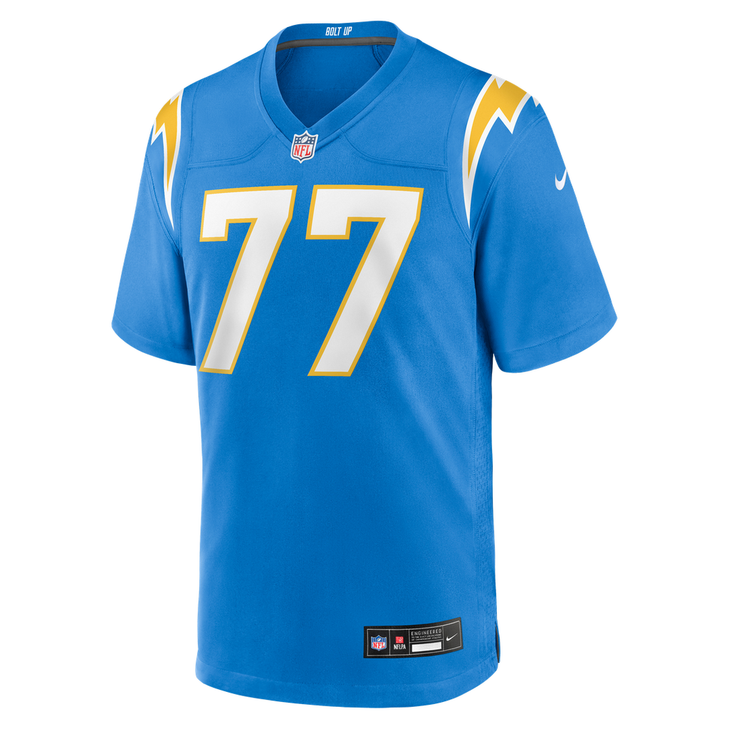 Los Angeles Chargers Travis Burke Nike Powder Blue Game Jersey