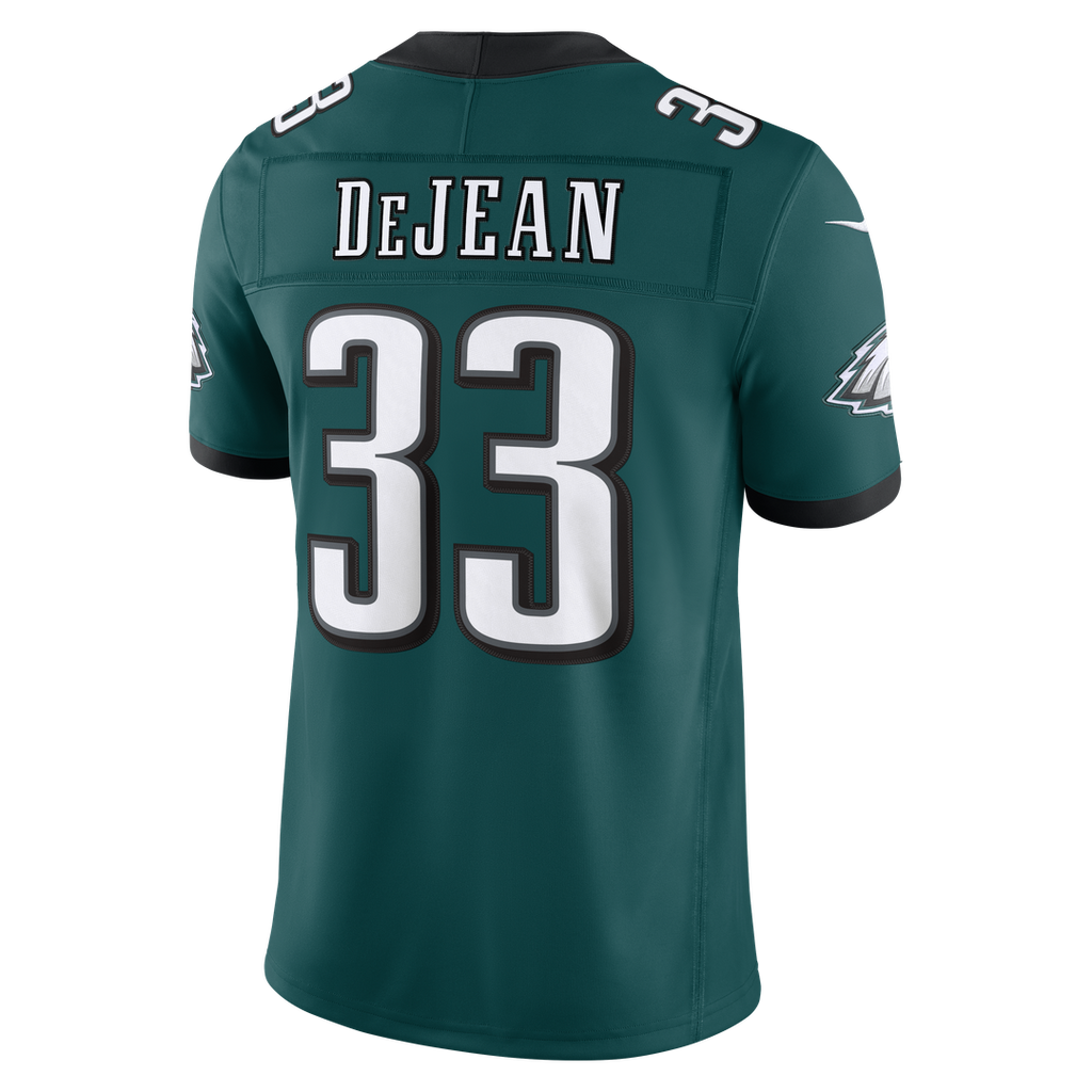 Philadelphia Eagles Cooper DeJean Nike Midnight Green Team Vapor FUSE Stitched Limited Jersey