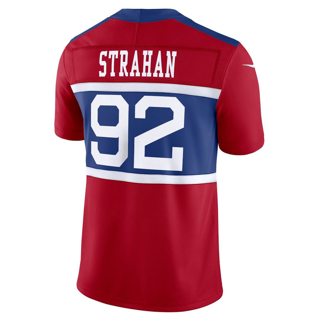 New York Giants Michael Strahan Nike Century Red Alternate Vapor FUSE Retired Player Limited Jersey