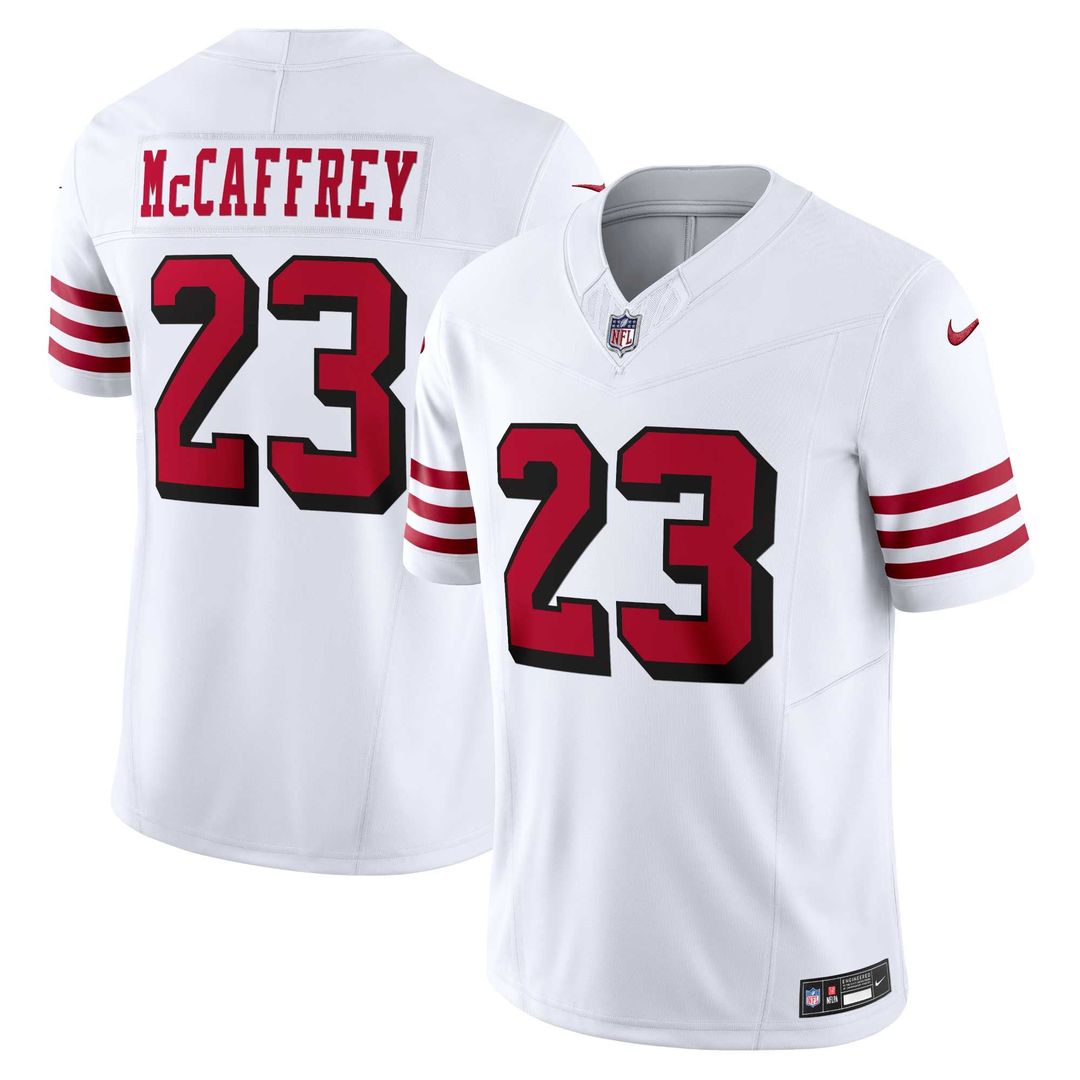 San Francisco 49ers Christian McCaffrey Nike Scarlet Vapor FUSE Limited Jersey