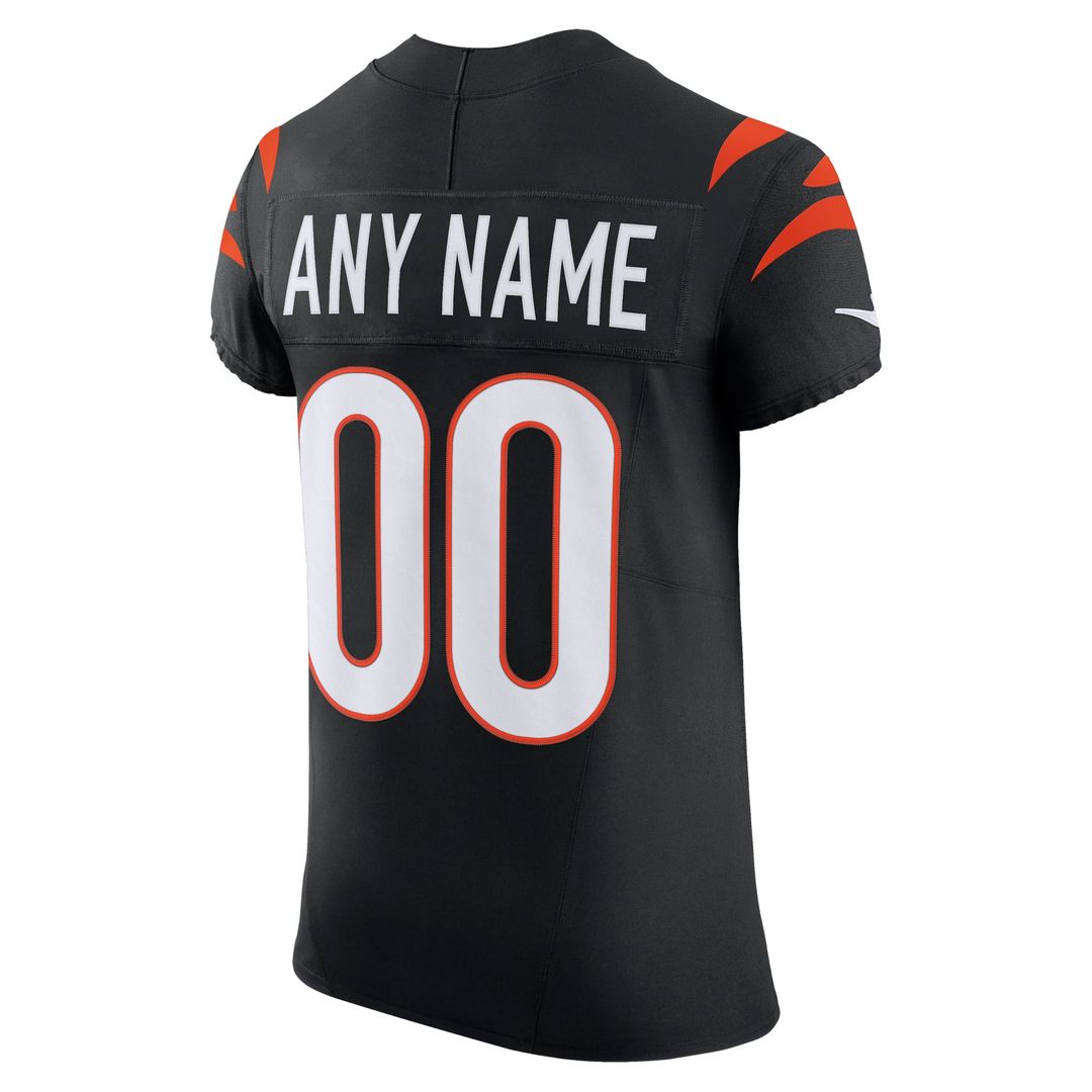 Cincinnati Bengals Nike Black Team Vapor FUSE Elite Custom Jersey
