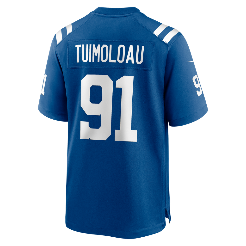 Indianapolis Colts JT Tuimoloau Nike Royal Game Jersey