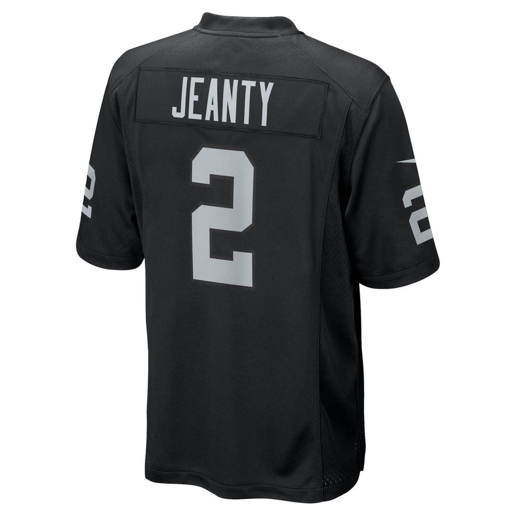 Las Vegas Raiders Ashton Jeanty Nike Black Game Jersey