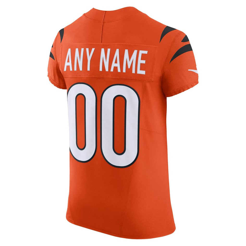 Cincinnati Bengals Nike Black Team Vapor FUSE Elite Custom Jersey