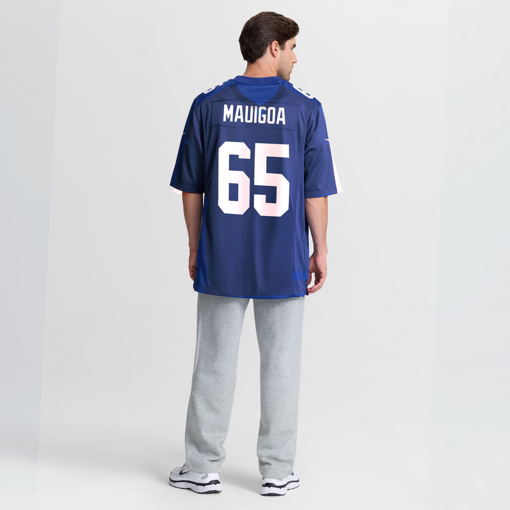 New York Giants Francis Mauigoa Nike Royal Game Jersey