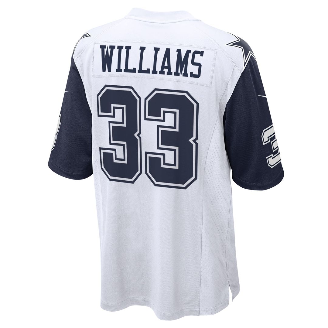 Dallas Cowboys Javonte Williams Nike Navy Game Jersey