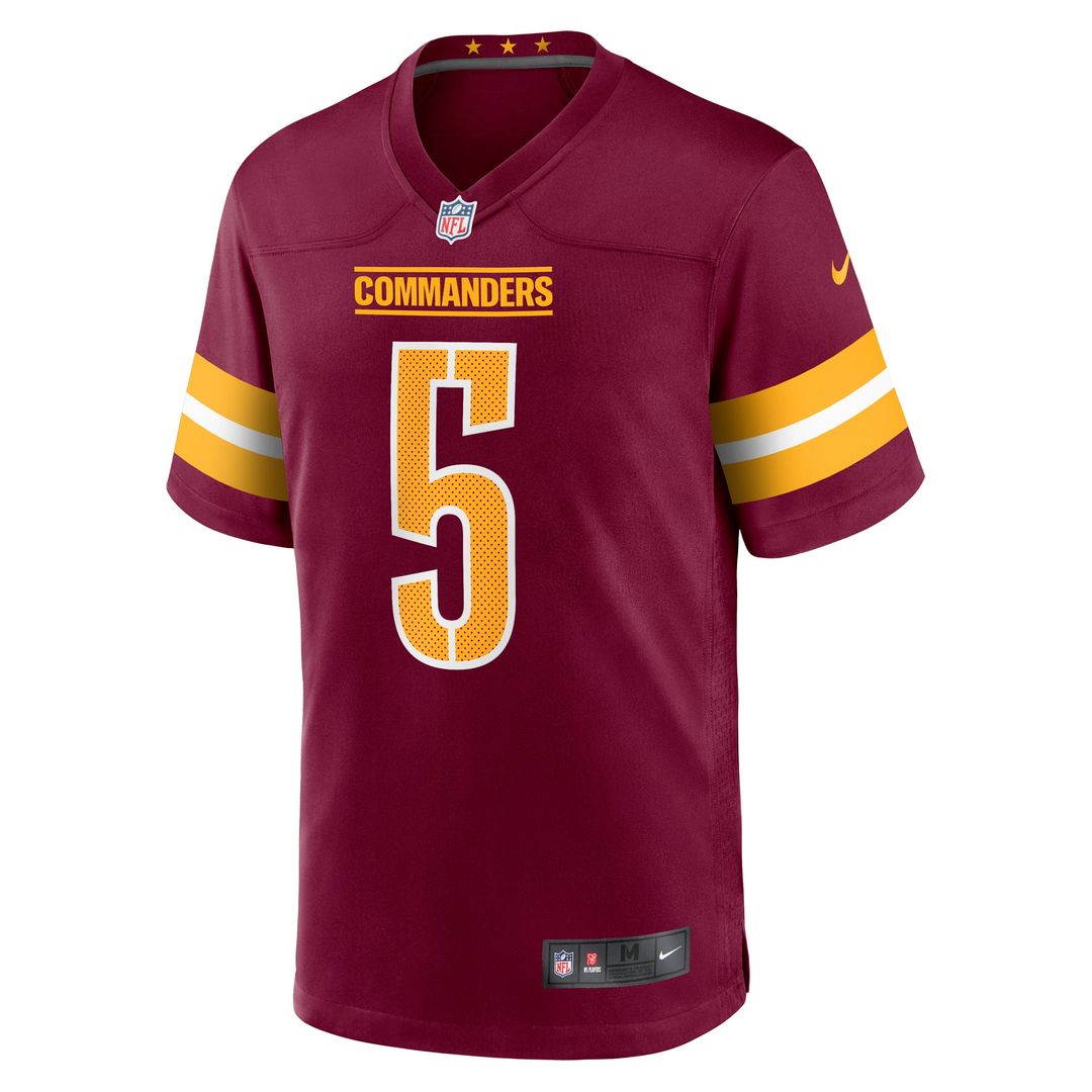 Washington Commanders Jayden Daniels Nike Burgundy Game Jersey