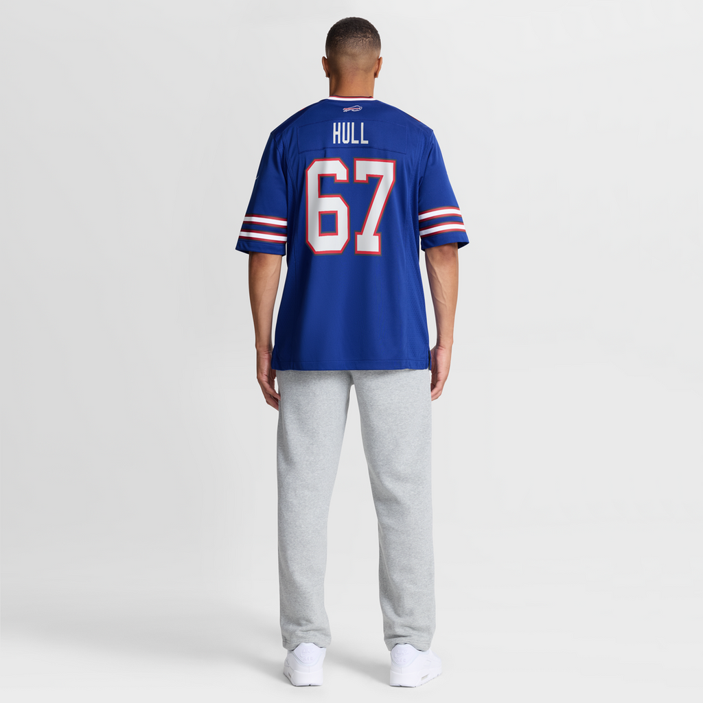 Buffalo Bills Kent Hull Nike Royal Retired Player Game Jersey