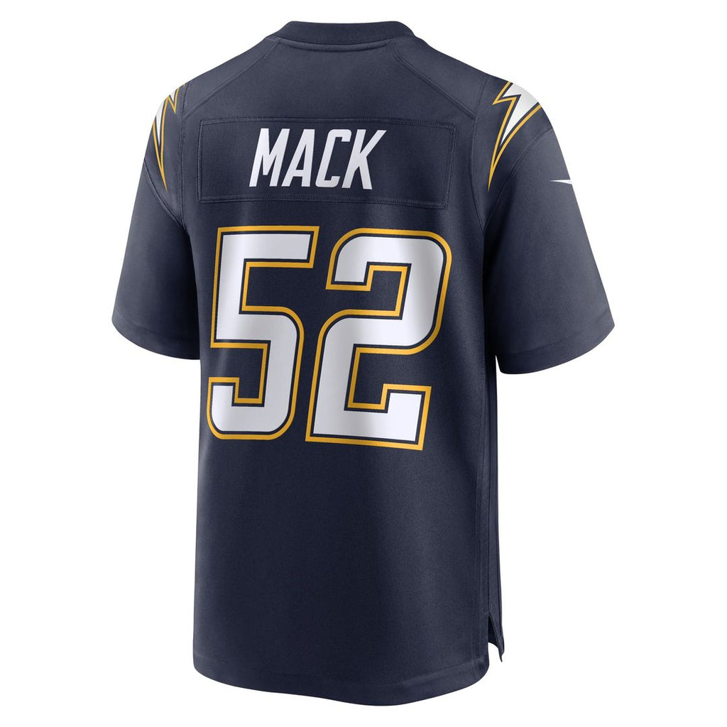 Los Angeles Chargers Khalil Mack Nike Navy Alternate Super Chargers Game Jersey