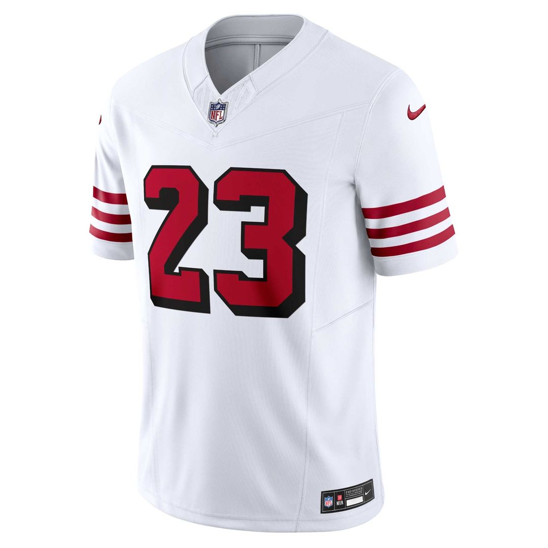 San Francisco 49ers Christian McCaffrey Nike Scarlet Vapor FUSE Limited Jersey