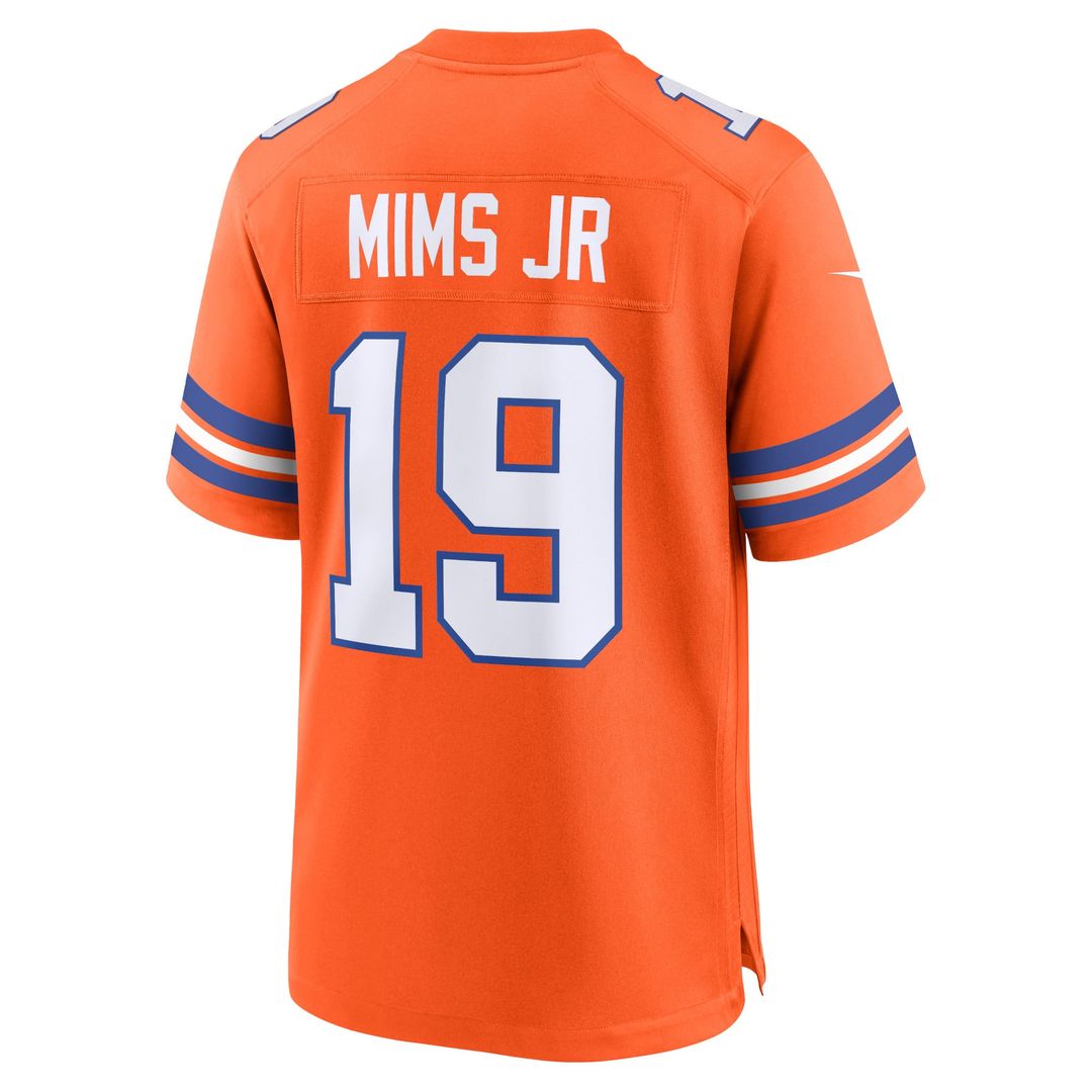 Denver Broncos Marvin Mims Jr Nike Orange Mile High Collection 1977 Throwback Game Jersey