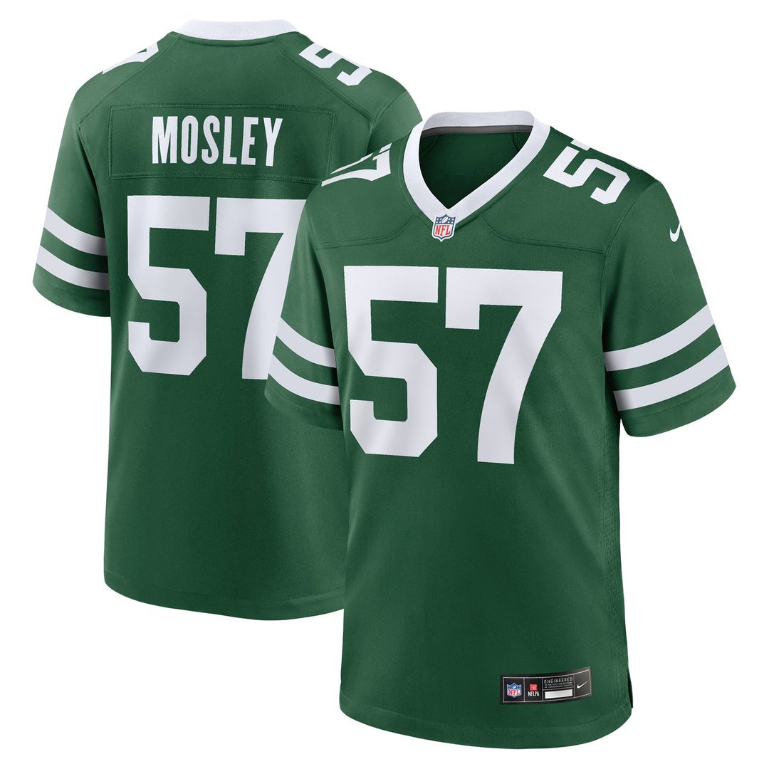 New York Jets C.J. Mosley Nike Legacy Green Game Jersey