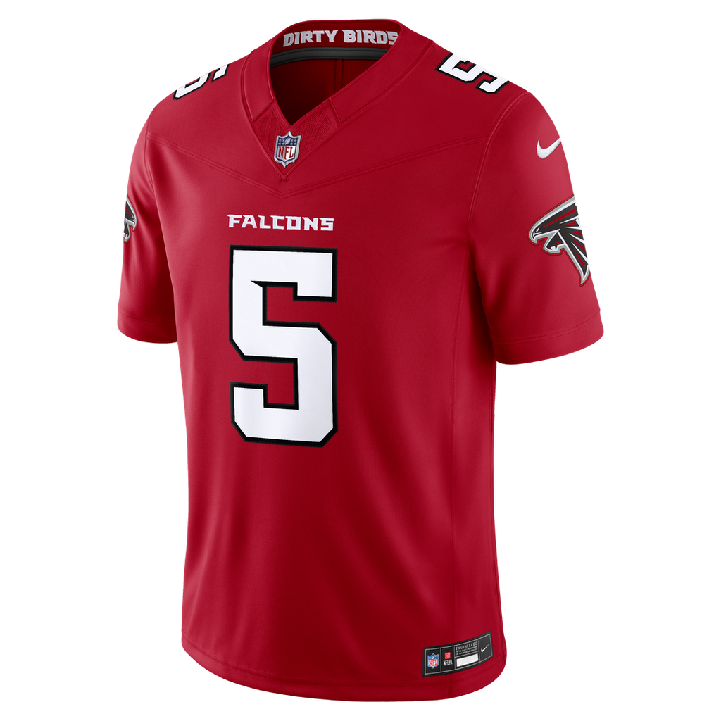 Atlanta Falcons Drake London Nike Black Alternate Throwback Vapor FUSE Stitched Limited Jersey
