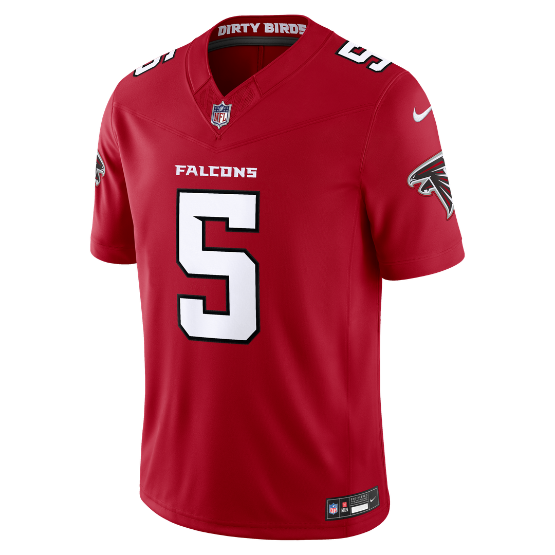 Atlanta Falcons Drake London Nike Black Alternate Throwback Vapor FUSE Stitched Limited Jersey