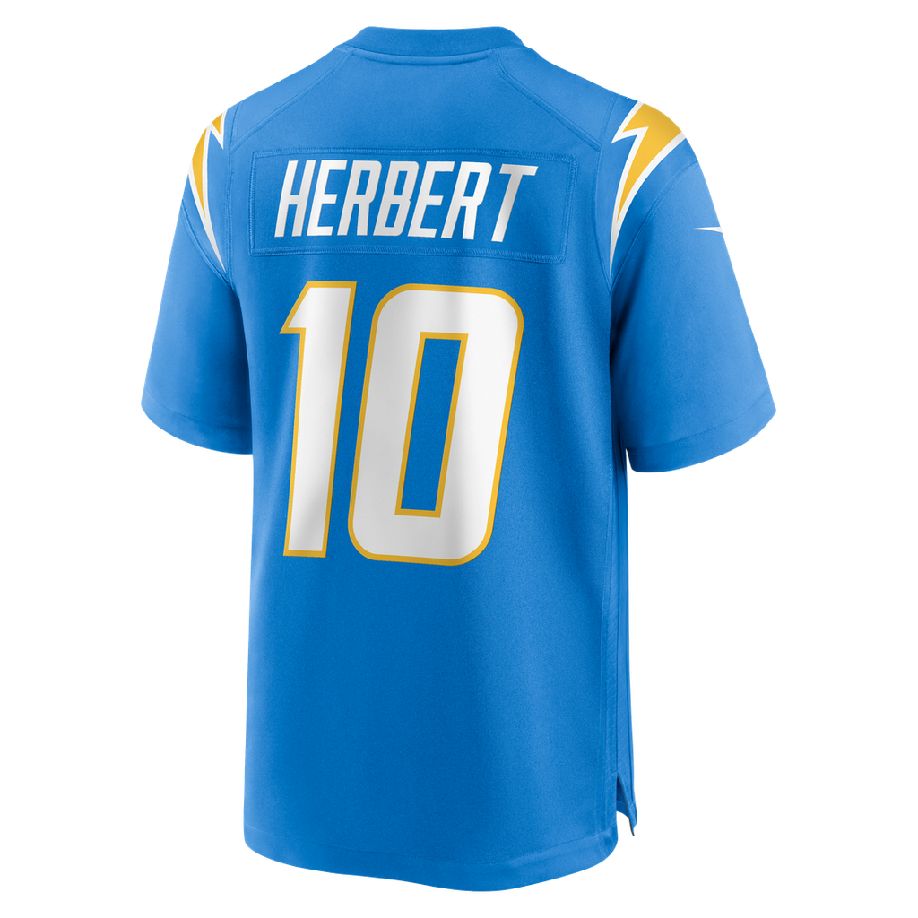 Los Angeles Chargers Justin Herbert Nike Powder Blue Game Jersey