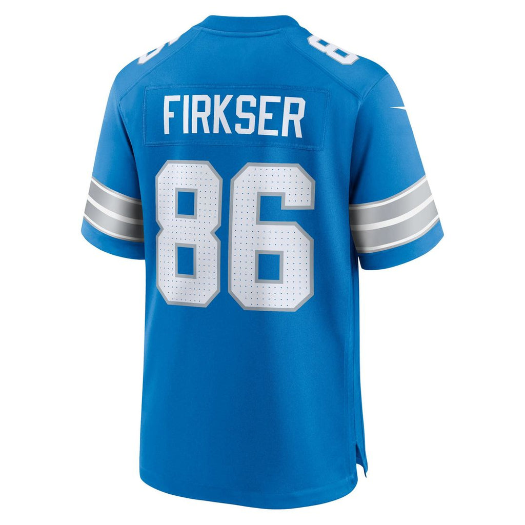 Detroit Lions Anthony Firkser Nike Blue Game Jersey