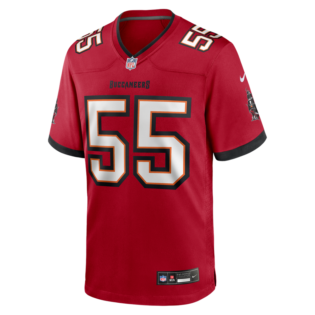 Tampa Bay Buccaneers Derrick Brooks Nike Red Retired Player Game Jersey
