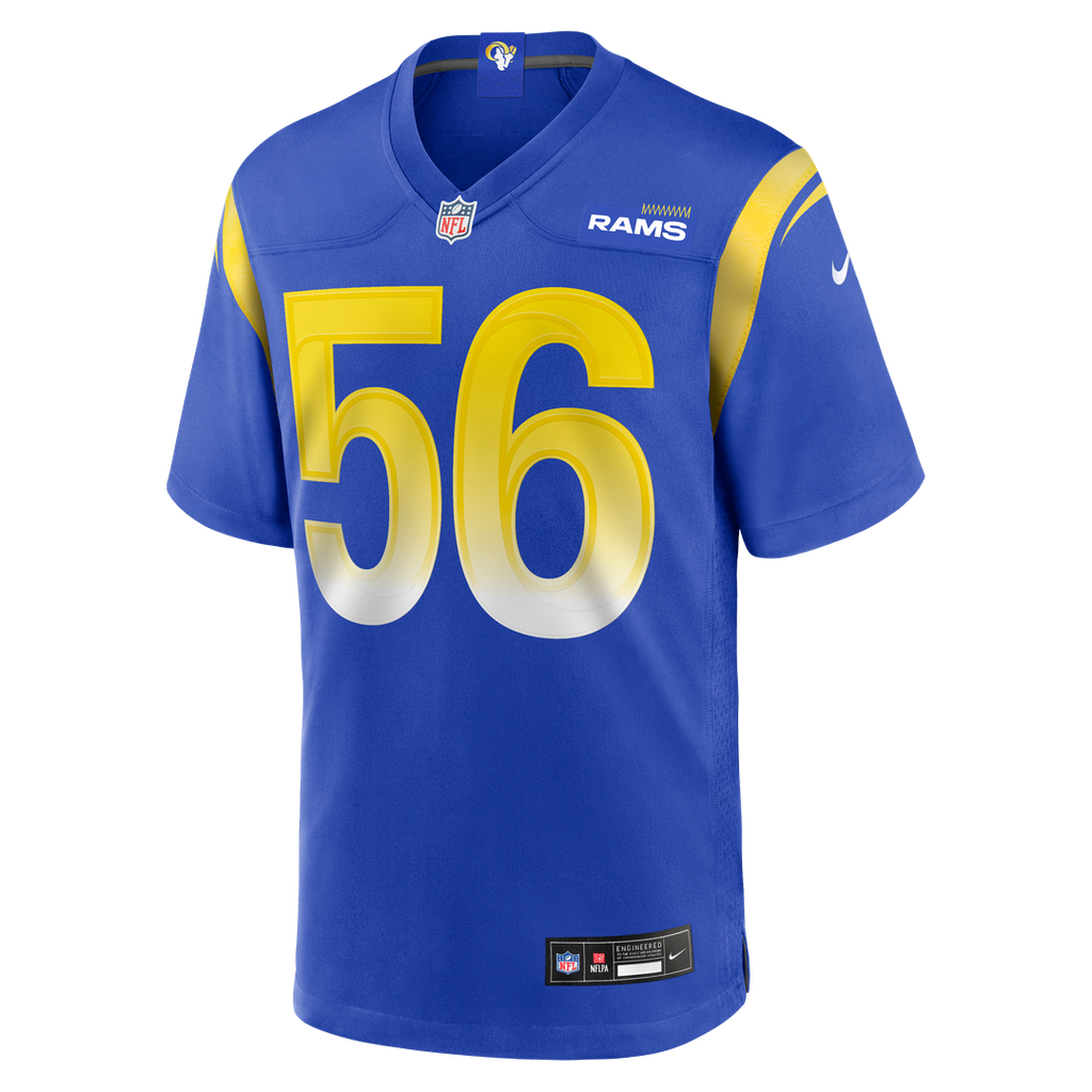 Los Angeles Rams London Fletcher Nike Royal Retired Player Game Jersey