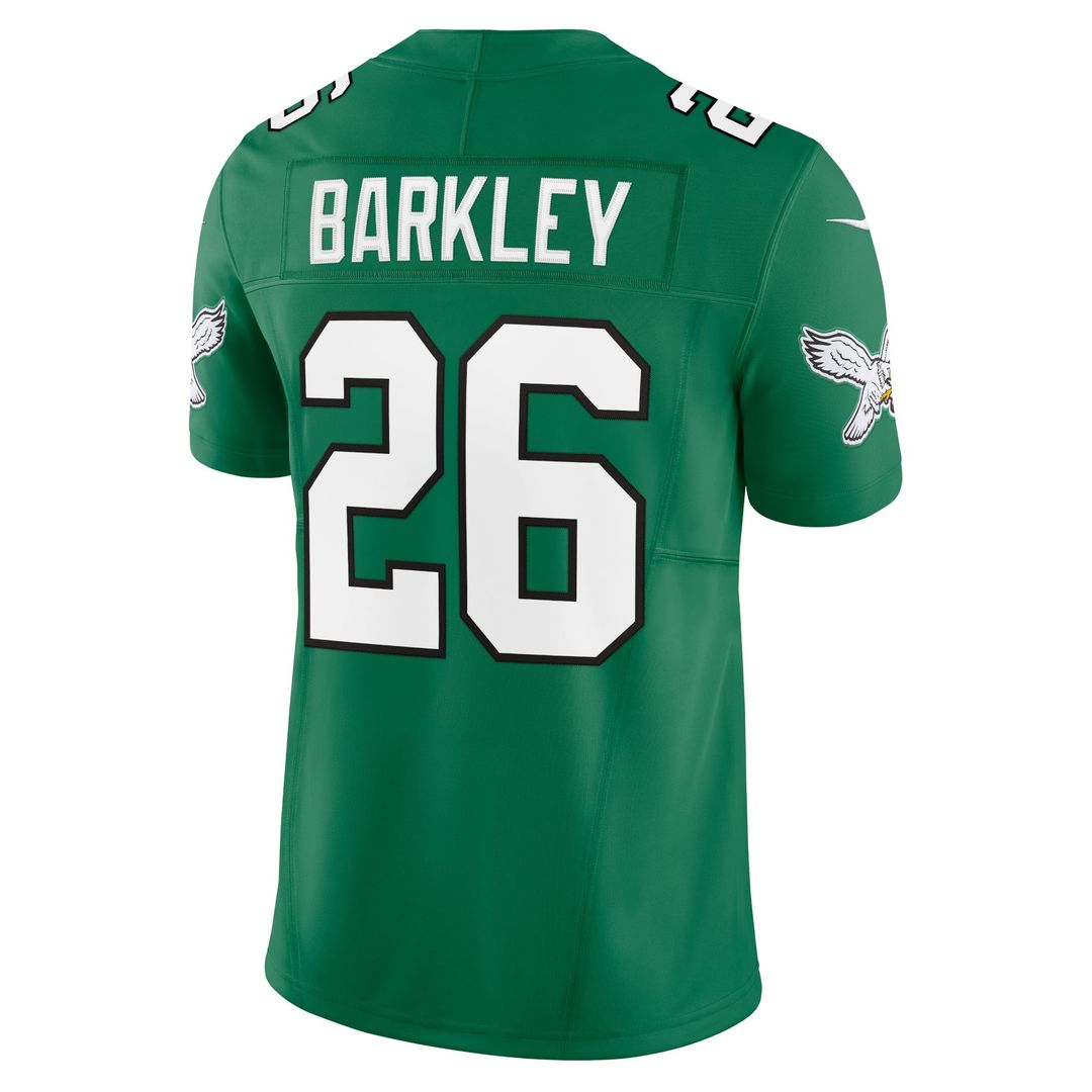 Philadelphia Eagles Saquon Barkley Nike Midnight Green Vapor FUSE Limited Jersey