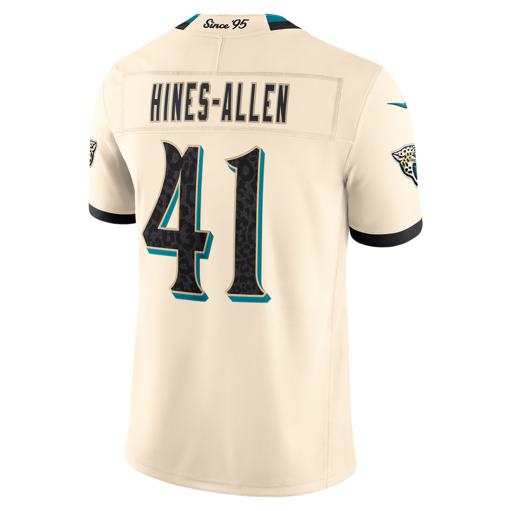 Jacksonville Jaguars Josh Hines - Allen Nike Natural 2026 Rivalries Collection Stitched Limited Jersey