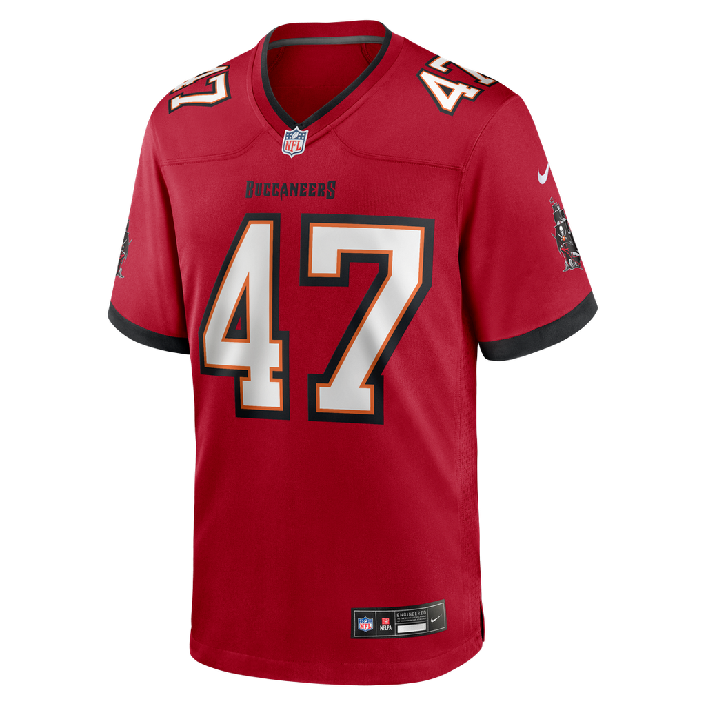 Tampa Bay Buccaneers John Lynch Nike Red Retired Player Game Jersey