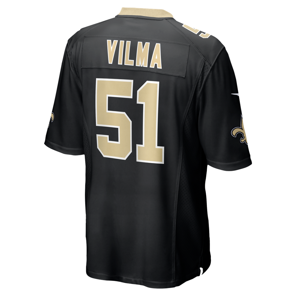 New Orleans Saints Jonathan Vilma Nike Black Retired Player Game Jersey