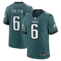 Philadelphia Eagles DeVonta Smith Nike Midnight Green Game Jersey