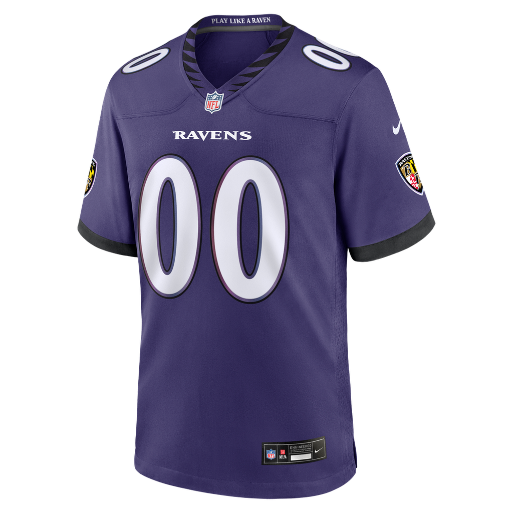 Baltimore Ravens Nike Purple Custom Jersey
