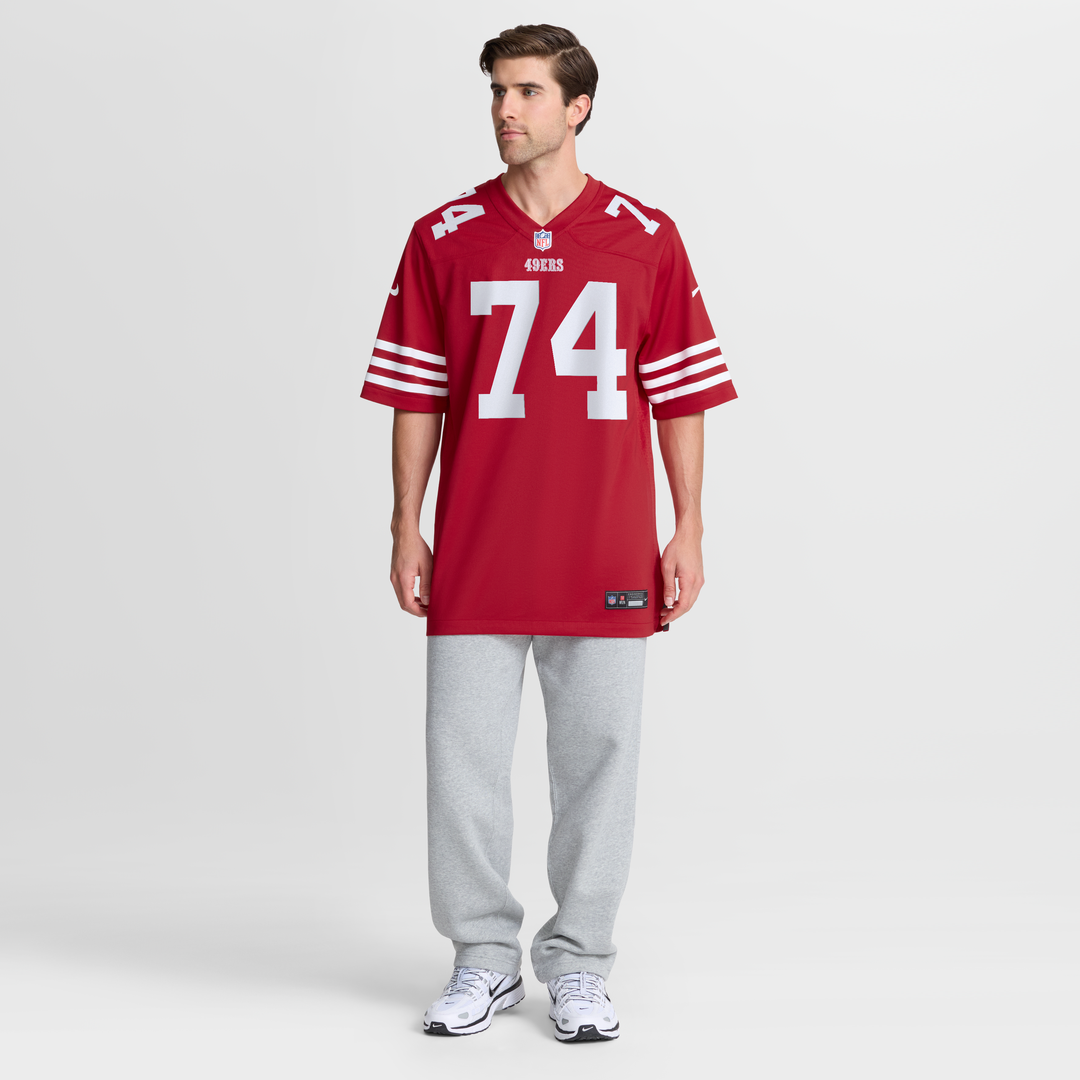 San Francisco 49ers Brett Toth Nike Scarlet Game Jersey