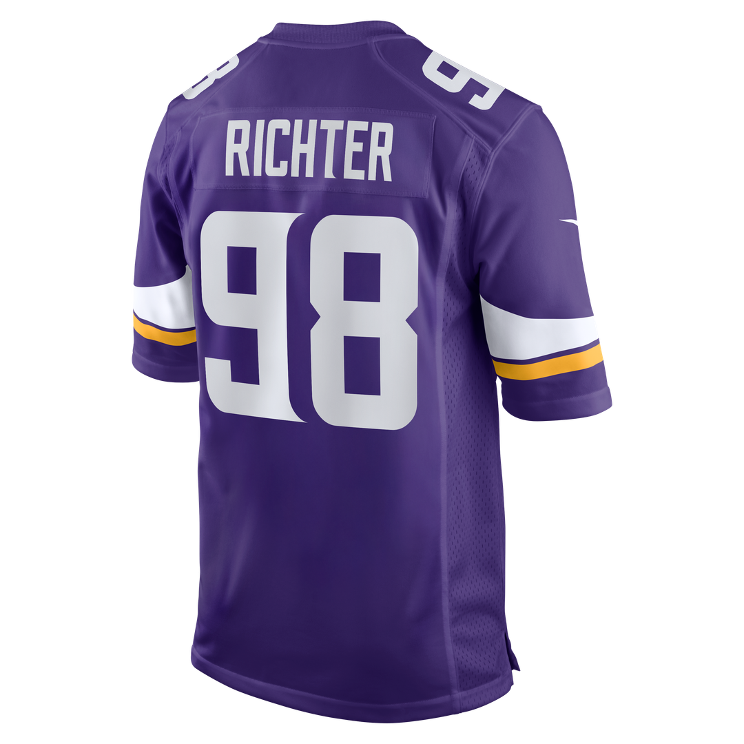 Minnesota Vikings Bo Richter Nike Purple Game Jersey