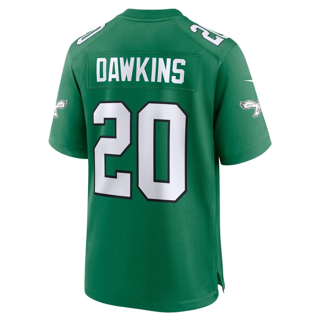 Philadelphia Eagles Brian Dawkins Nike Kelly Green Alternate Retired Game Jersey