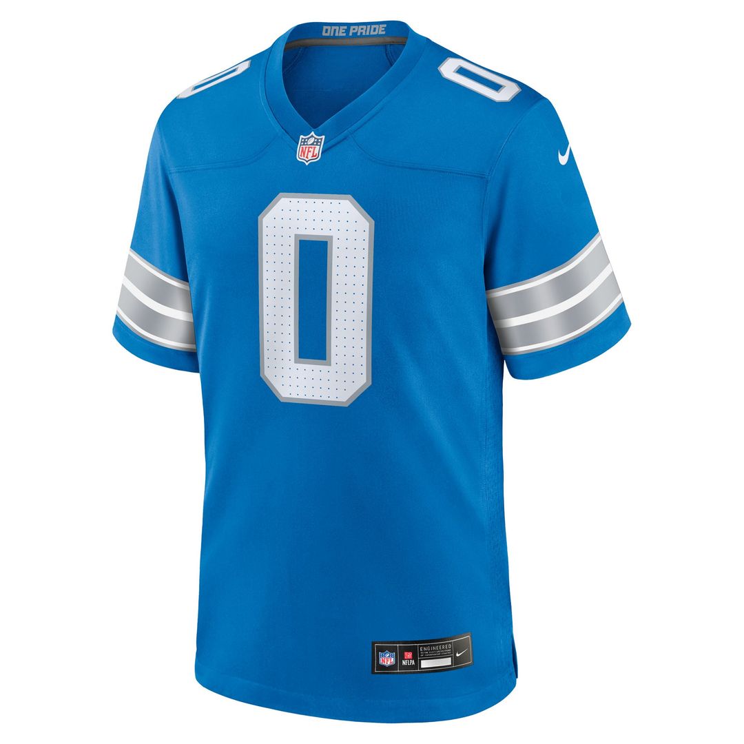 Detroit Lions Jahmyr Gibbs Nike Blue Game Jersey