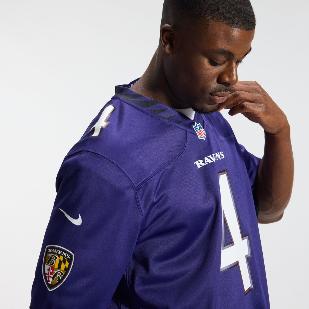 Baltimore Ravens Zay Flowers Nike Purple Game Jersey